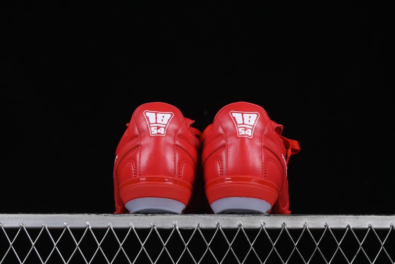 Louis Vuitton Footprint Soccer Low-Top Lifestyle Sneakers Round Toe Lace-Up Casual Shoes Red - AJF6