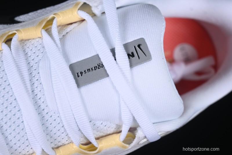 Nike Air Zoom Running Shoes - White/Coral Gradient