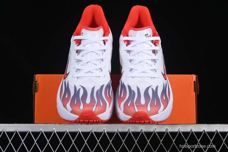 Nike Zoom Fly 6 Lightweight Responsive Running Shoes with Flyknit and Carbon Fiber Plate - HQ3498-100