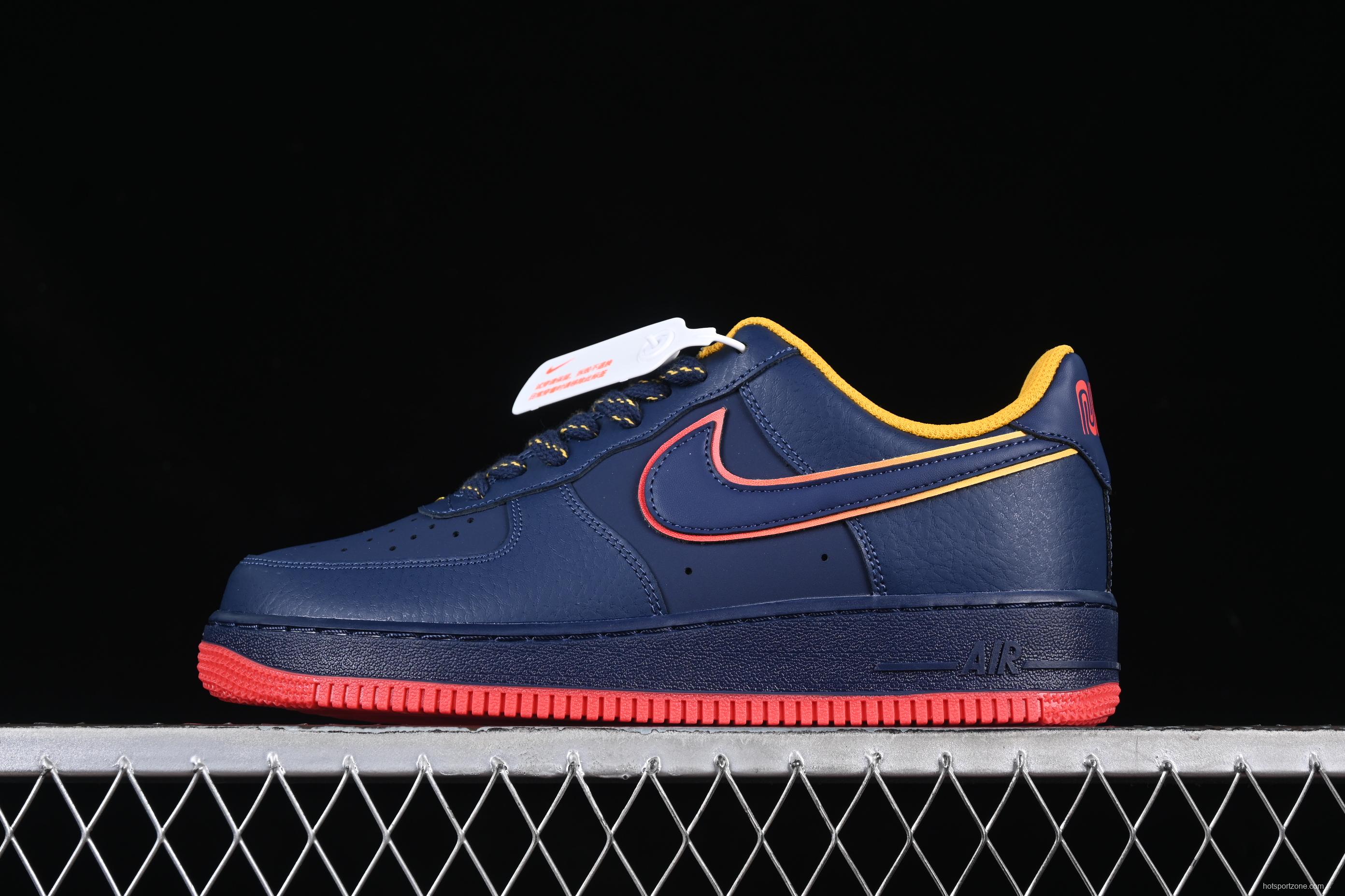 Nike Air Force 1'07 Low Casual Sneakers with Full-Length Air Cushion - HV5752-410