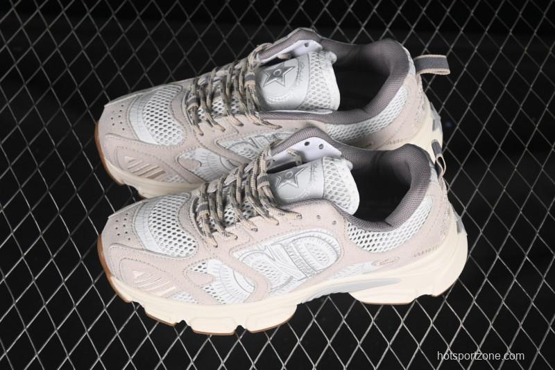 Dior Chrono Round Toe Lace-Up Lifestyle Casual Running Sneakers - 24W Beige