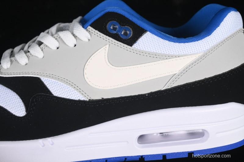 Nike Air Max 1 Retro Running Shoes with Half-Sole Air Cushion - 875855-001