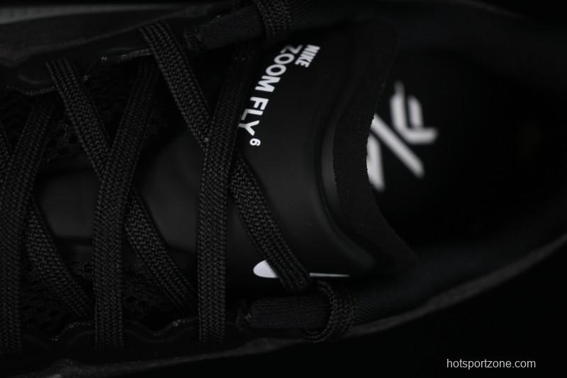 Nike Zoom Fly 6 Lightweight Responsive Running Shoes with Carbon Fiber Plate - FN8454-001