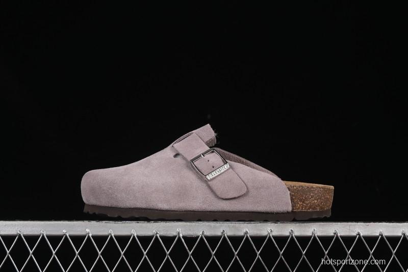 Birkenstock Arizona Soft Footbed Sandals with Suede Leather and Lambswool Lining - G.D4