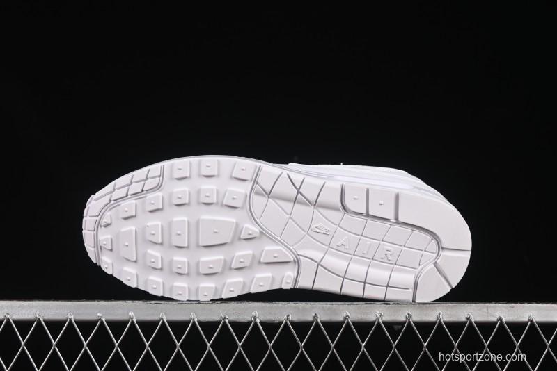 Nike Air Max 1 Retro Running Shoes with Half-Sole Air Cushion - 454746-107