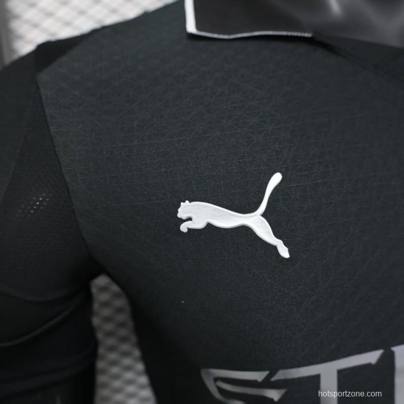 Player Version 25/26 Manchester City Black Away Jersey