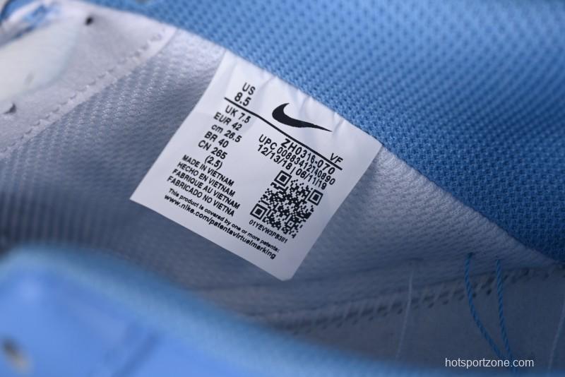 Nike Air Force 1'07 Low Casual Sneakers in Iceland Blue with Full-Length Air Cushion - ZH0316-070
