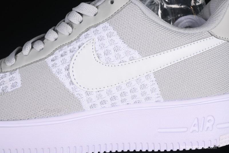 Nike Air Force 1 '07 Low 2.0 Flyknit Casual Sneakers with Full-Length Air Cushion - CI0051-500