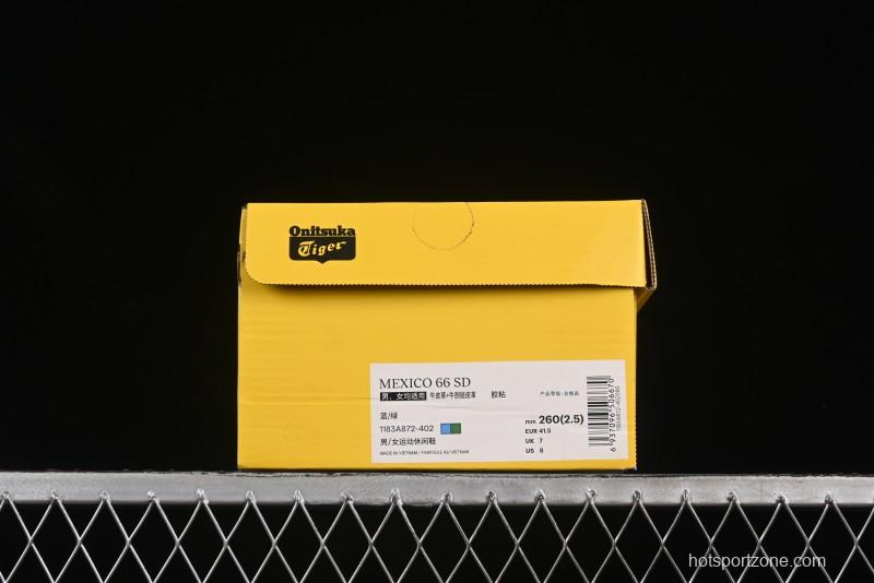 Onitsuka Tiger Mexico 66 Cactful-S Low-Top Leather Running Shoes in Pastel Colorway - 1183A872-402