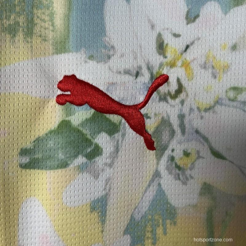 25/26 RB Salzburg White with Floral Pattern Jersey