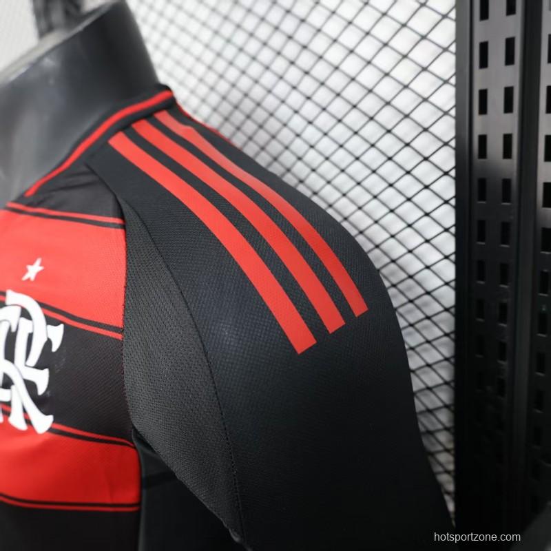 Player Version 25/26 Flamengo Home Long Sleeve Jersey