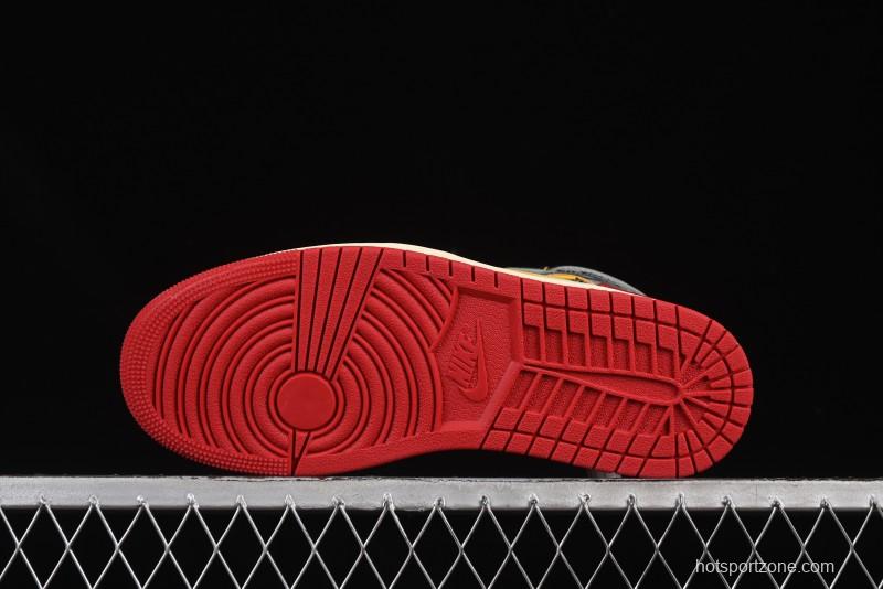 Nike Union x Air Jordan 1 Retro High Basketball Shoes Shadow Chicago - HV8563-600