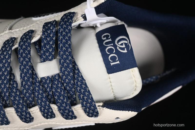 Nike Air Force 1'07 Low Gucci Collaboration Blue Red Swoosh Casual Sneakers - JJ2508-713