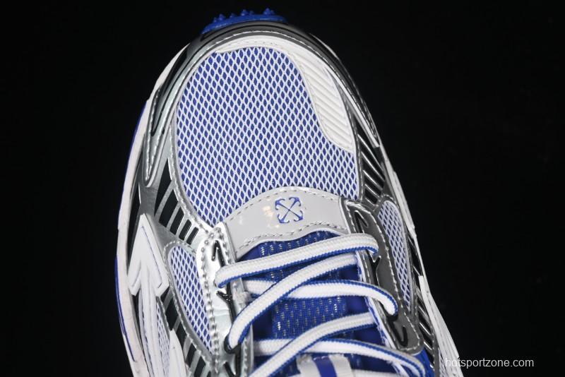 Off-White Be Right Low-Top Lifestyle Sneakers in White Blue - X.E5