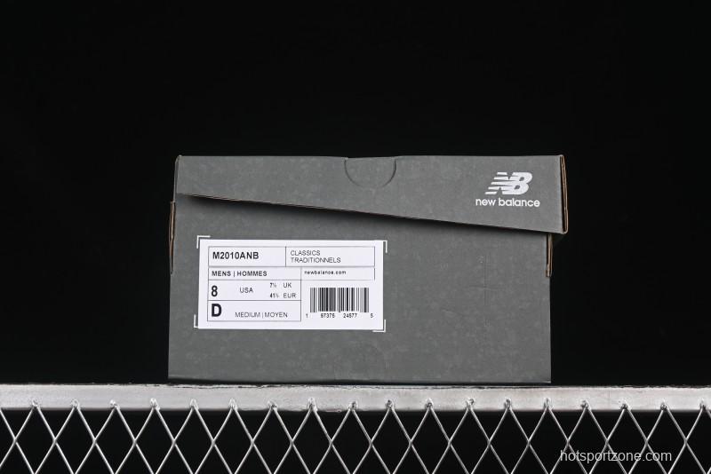 New Balance 2010 Series Retro Casual Running Shoes with Soft Suede and Nylon Mesh - M2010ANB