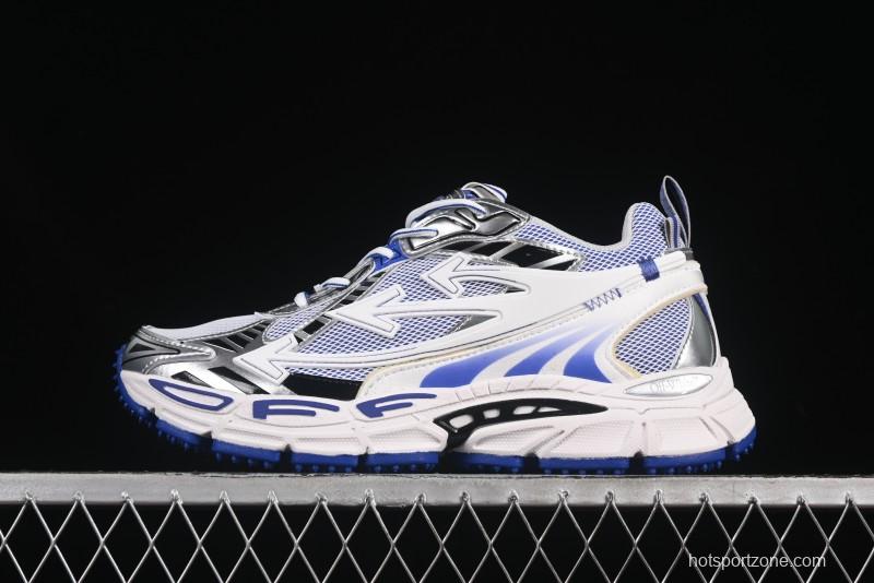 Off-White Be Right Low-Top Lifestyle Sneakers in White Blue - X.E5