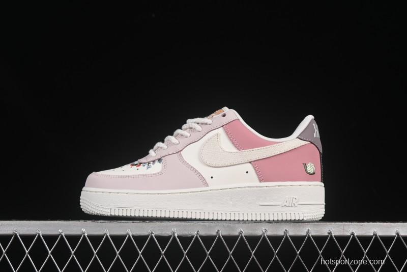 Nike Air Force 1'07 Low Casual Sneakers with Full-Length Air Cushion - IB8874-111