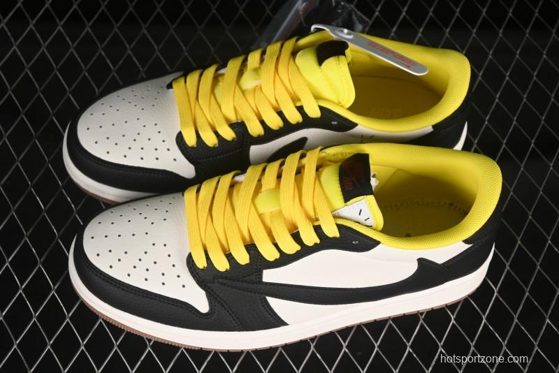 Nike Travis Scott x Fragment Design x Air Jordan 1 Low OG SP AJ1 Collaboration Sneakers - DN6901-093