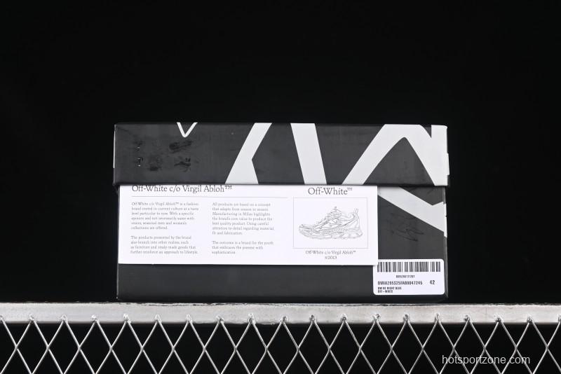 Off-White Be Right Tie-Dye Blue Low-Top Lifestyle Casual Shoes - X.E5