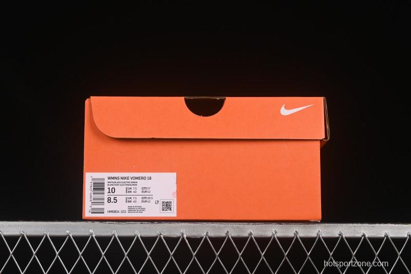 Nike Air Zoom Vomero 18 Lunar Retro Running Shoes with Full-Length Zoom Air Cushion - HM6804-102