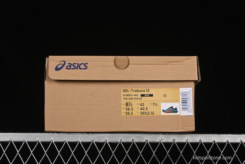 Asics Gel-Trabuco 13 Retro Breathable Casual Shoes with Cushioning for Men - 1011B973-400