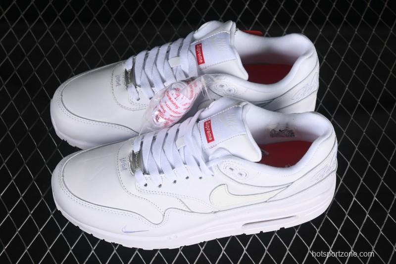 Nike Air Max 1 Retro Running Shoes with Half-Sole Air Cushion - HF8813-100