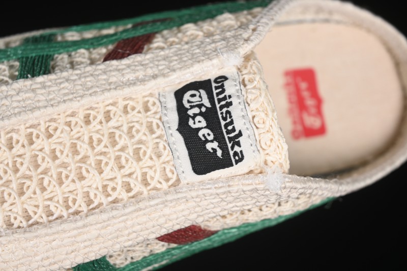 Onitsuka Tiger Mexico 66 Sabot Slip-On Sneakers with Breathable Mesh Upper - 1183C123-103
