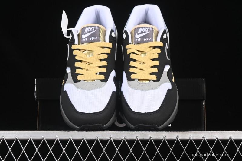 Nike Air Max 1 Retro Running Shoes with Half-Sole Air Cushion - IB9898-001