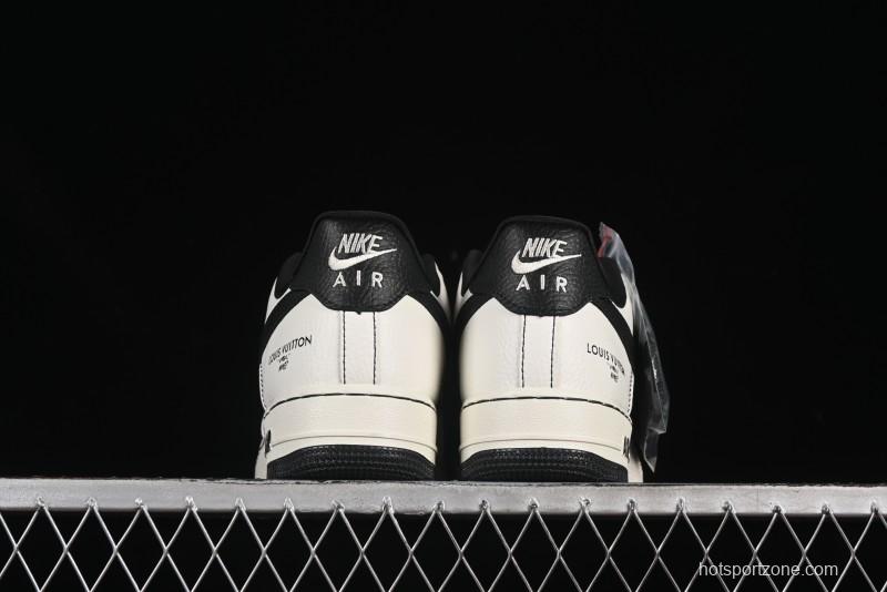 Nike Air Force 1 '07 Low LV Collaboration Cream Black Casual Sneakers - BZ6808-103