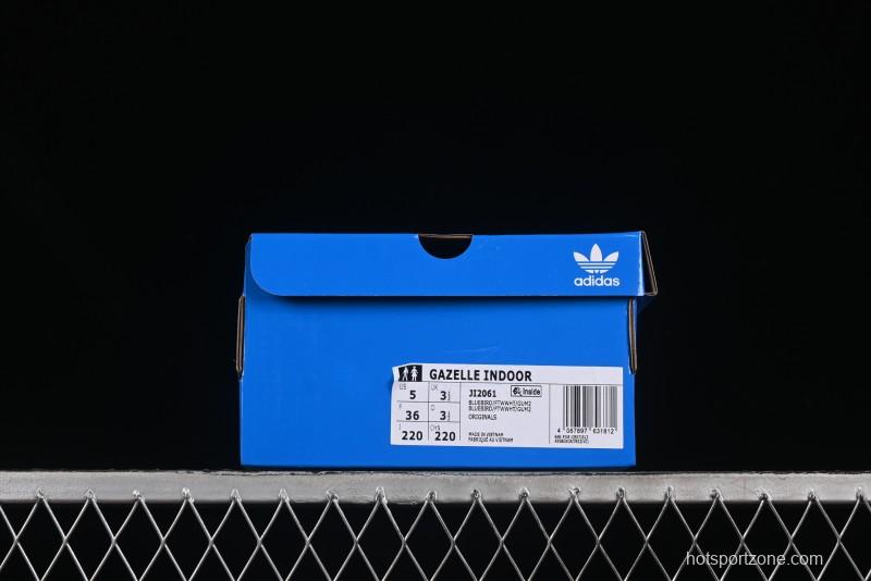 Adidas Originals Gazelle Indoor Retro Casual Slip-Resistant Wear-Resistant Low-Top Sneakers - JI2061