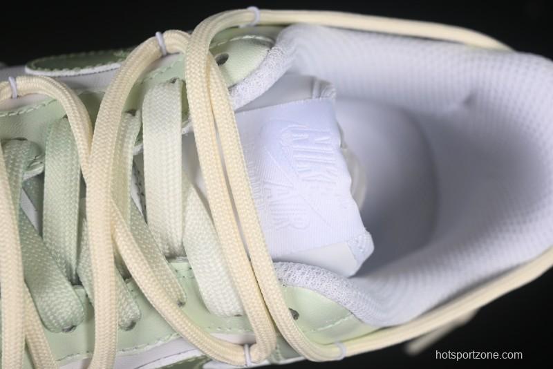 Nike Air Force 1'07 Low "Green Love" 520 Limited Edition Casual Sneakers with Small Green Heart Design - DH2920-111