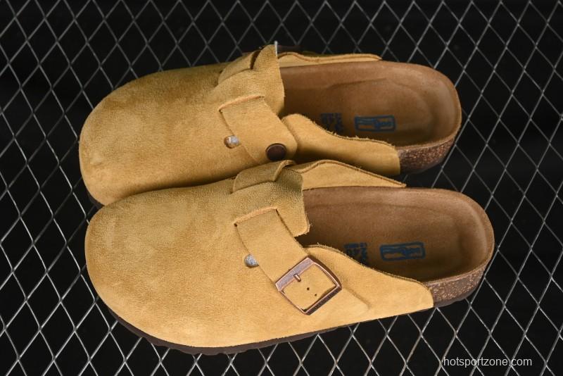 Birkenstock Arizona Soft Footbed Sandals with Suede Leather and Lambswool Lining - G.D4