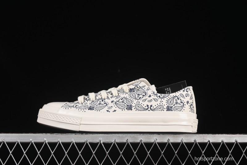Converse Chuck 1970s Low Top Casual Sneakers with Paisley Pattern - A15752C