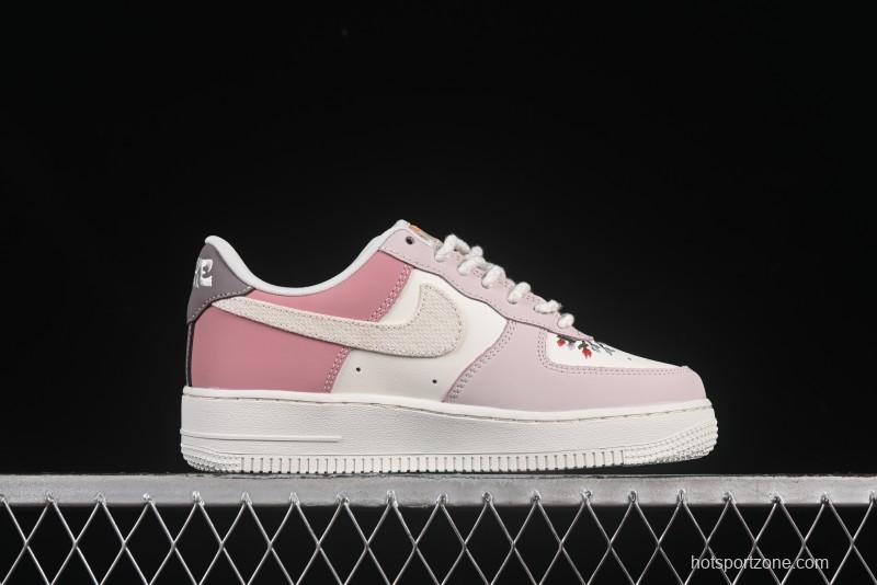 Nike Air Force 1'07 Low Casual Sneakers with Full-Length Air Cushion - IB8874-111