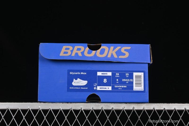Brooks Glycerin Max Cushioned Marathon Running Shoes with Nitrogen Technology - 1204361B166