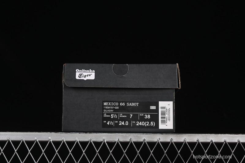 Onitsuka Tiger Mexico 66 Sabot Slip-On Shoes with Breathable Mesh Upper - 1183A707-020