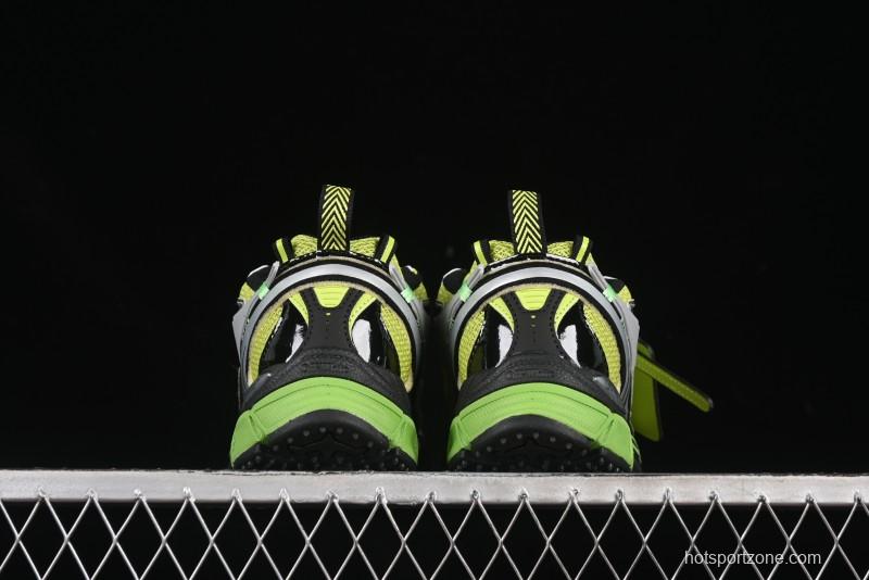 Off-White Be Right White Green Low-Top Lifestyle Casual Shoes - X.E5