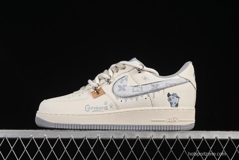 Nike Air Force 1'07 Low x Capybara "Frankenstein" Casual Sneakers - LV0506-220