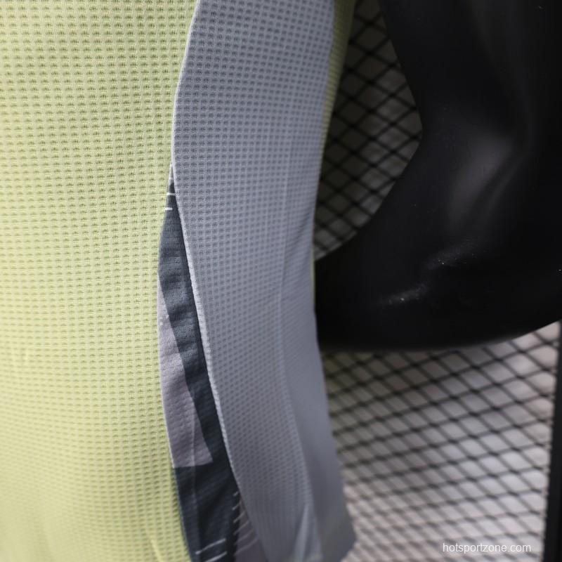 Player Version 2025 Algeria Light Yellow with Adidas Design Jersey