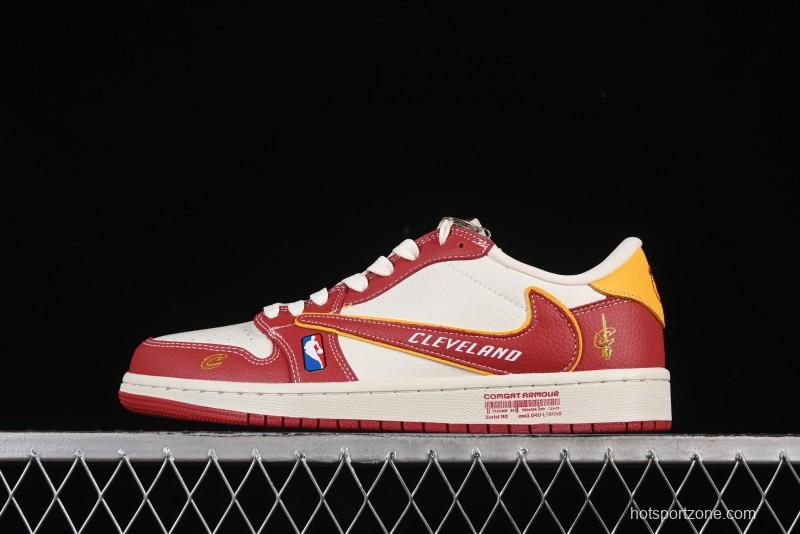 Nike Travis Scott x Fragment Design x Air Jordan 1 Low OG SP AJ1 Collaboration Casual Sneakers - SC9207-031