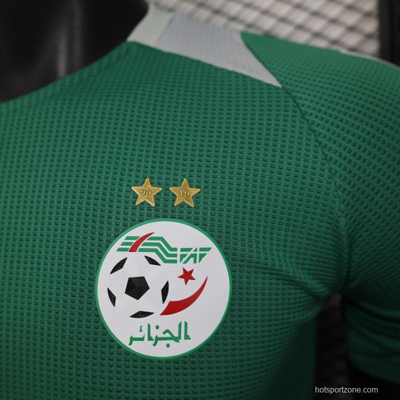 Player Version 2025 Algeria Green with Solid Color Jersey