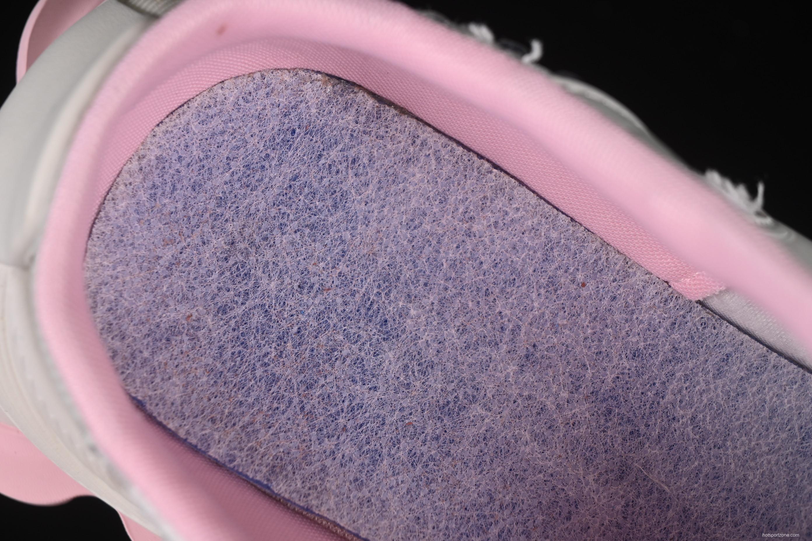 GG-CC Star Same Style Lace-Up Hollow Out Chunky Sneakers with 5cm Height Increase - G25U9910 Pink