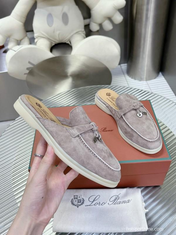 2024 Slippers LP gray suede slip-on MJ00270