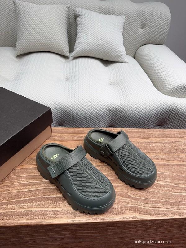 2025 UGG Green Mesh Slippers KFY00220