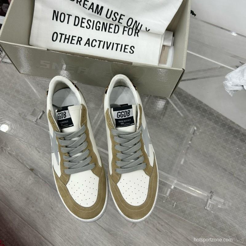 2024 Unisex GGDB White Beige Leather Suede Low Top Sneakers MJ00260