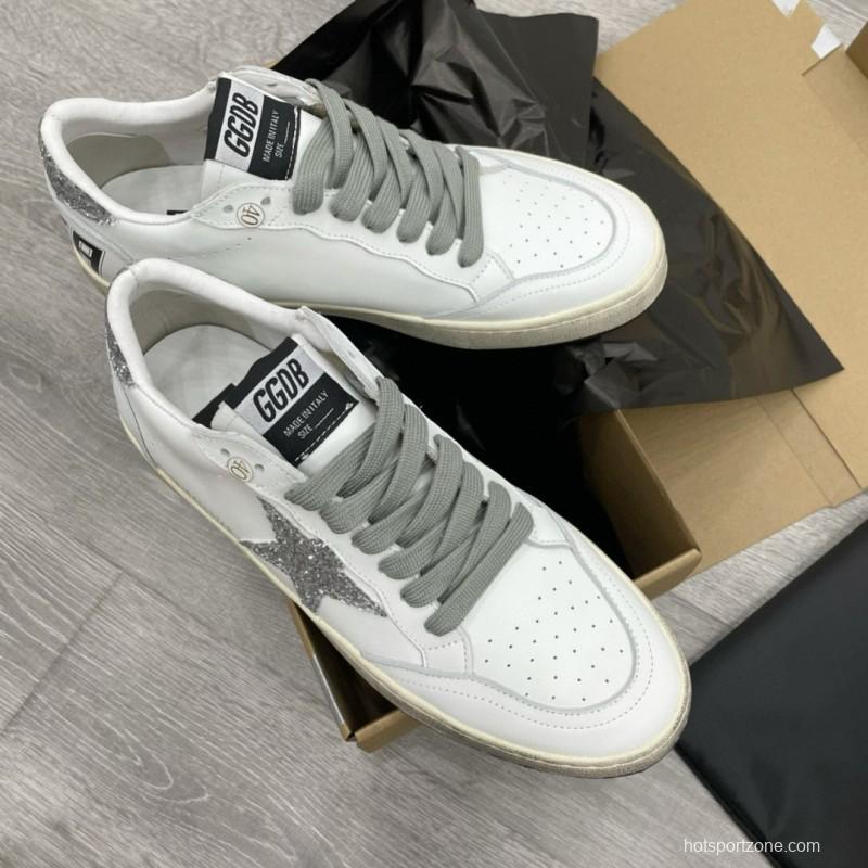 2024 Unisex GGDB White Grey Leather Sneakers MJ00260