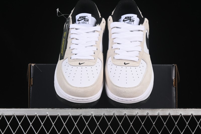 Nike Air Force 1'07 Low Casual Sneakers with Full-Length Air Cushion - IB6388-100
