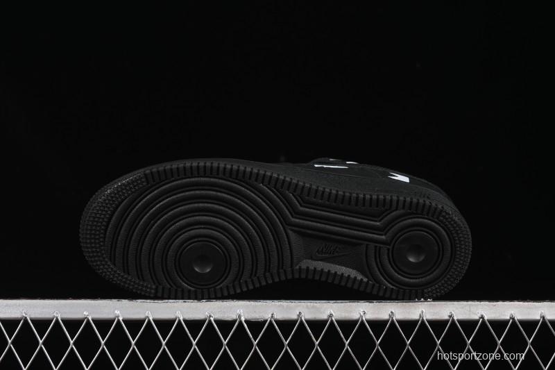 Nike Comme Des Garcons Air Force 1 Low Casual Sneakers with Full-Length Air Cushion - IB9949-001