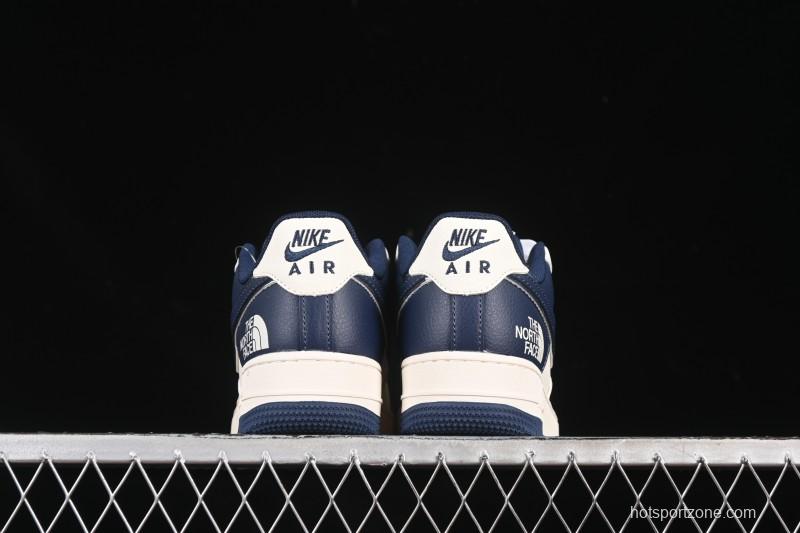 Nike Air Force 1'07 Low North Face Collaboration Dark Blue Sole Casual Sneakers - ZH2598-318