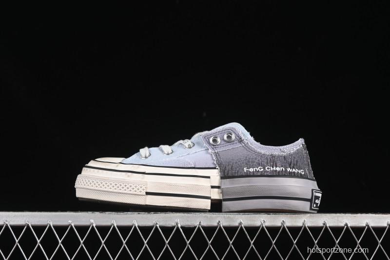 Converse Chuck 70 Low Feng Chen Wang Collaboration Deconstructed Canvas Sneakers - A15742C